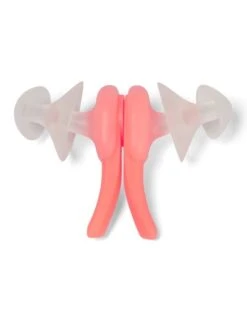 Speedo Biofuse Earplugs - Clear/Fluro Tangerine