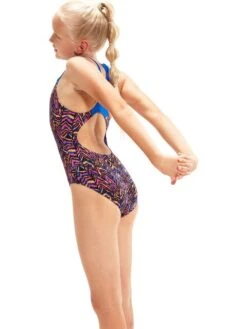 Speedo Splashback One Piece - Blue Flame/Boost Orange 12 Speedo Splashback One Piece - Blue Flame/Boost Orange -Speedo Store 00262614740 2