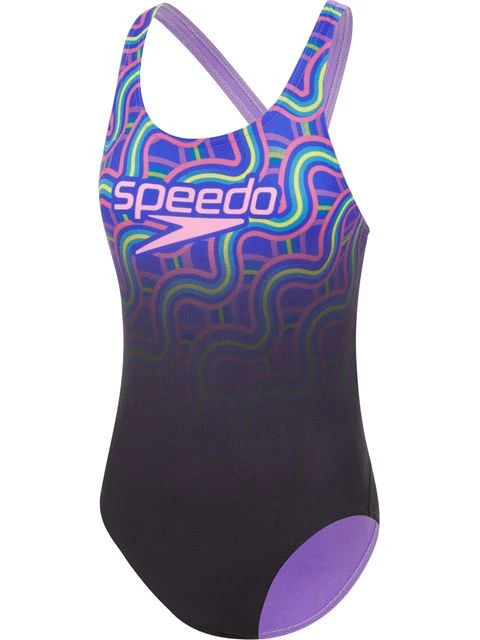 Speedo Leaderback One Piece - Beautiful Blue/Miami Lilac 1 Speedo Leaderback One Piece - Beautiful Blue/Miami Lilac