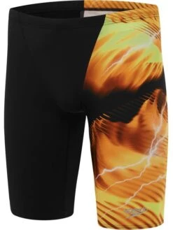 Speedo V-Cut Jammers - Boost Orange/Chartreuse