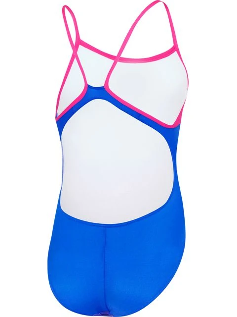 Speedo Thinstrap One Piece - Digi Ombre Blue Flame 2 Speedo Thinstrap One Piece - Digi Ombre Blue Flame - Image 2