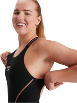 Speedo Fastskin LZR Pure Intent Openback Kneelength - Black/Rose Gold 20 Speedo Fastskin LZR Pure Intent Openback Kneelength - Black/Rose Gold -Speedo Store 11974d168 5