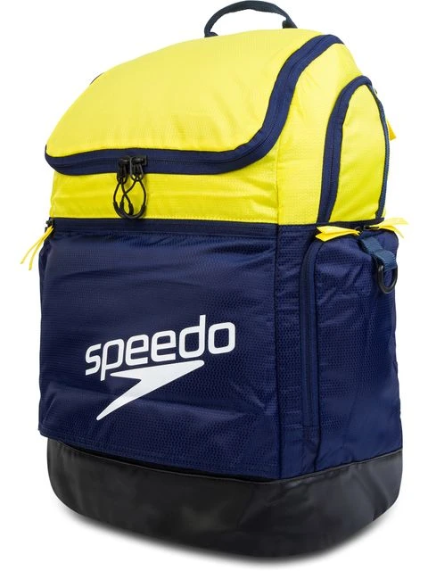 Speedo Teamster 2.0 Backpack - Navy/Yellow/Black 2 Speedo Teamster 2.0 Backpack - Navy/Yellow/Black - Image 2