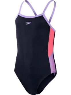 Speedo Thinstrap Muscleback One Piece - Miami Lilac/Raspberry Fill