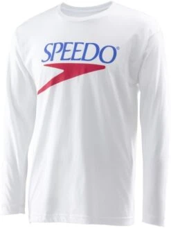 Speedo Vintage Long Sleeve T-Shirt - White