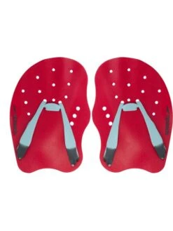 Speedo Tech Hand Paddles - Lava Red, Chilli Blue & Grey